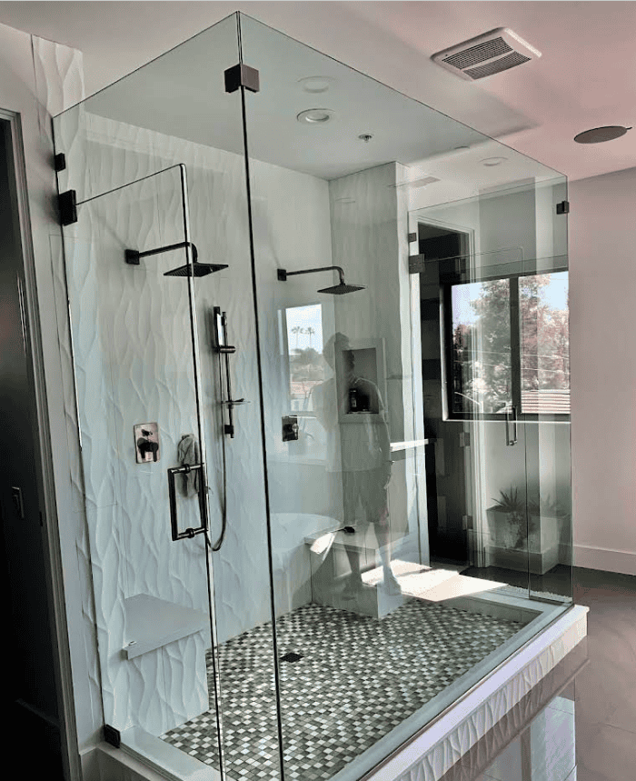santa ana frameless shower doors